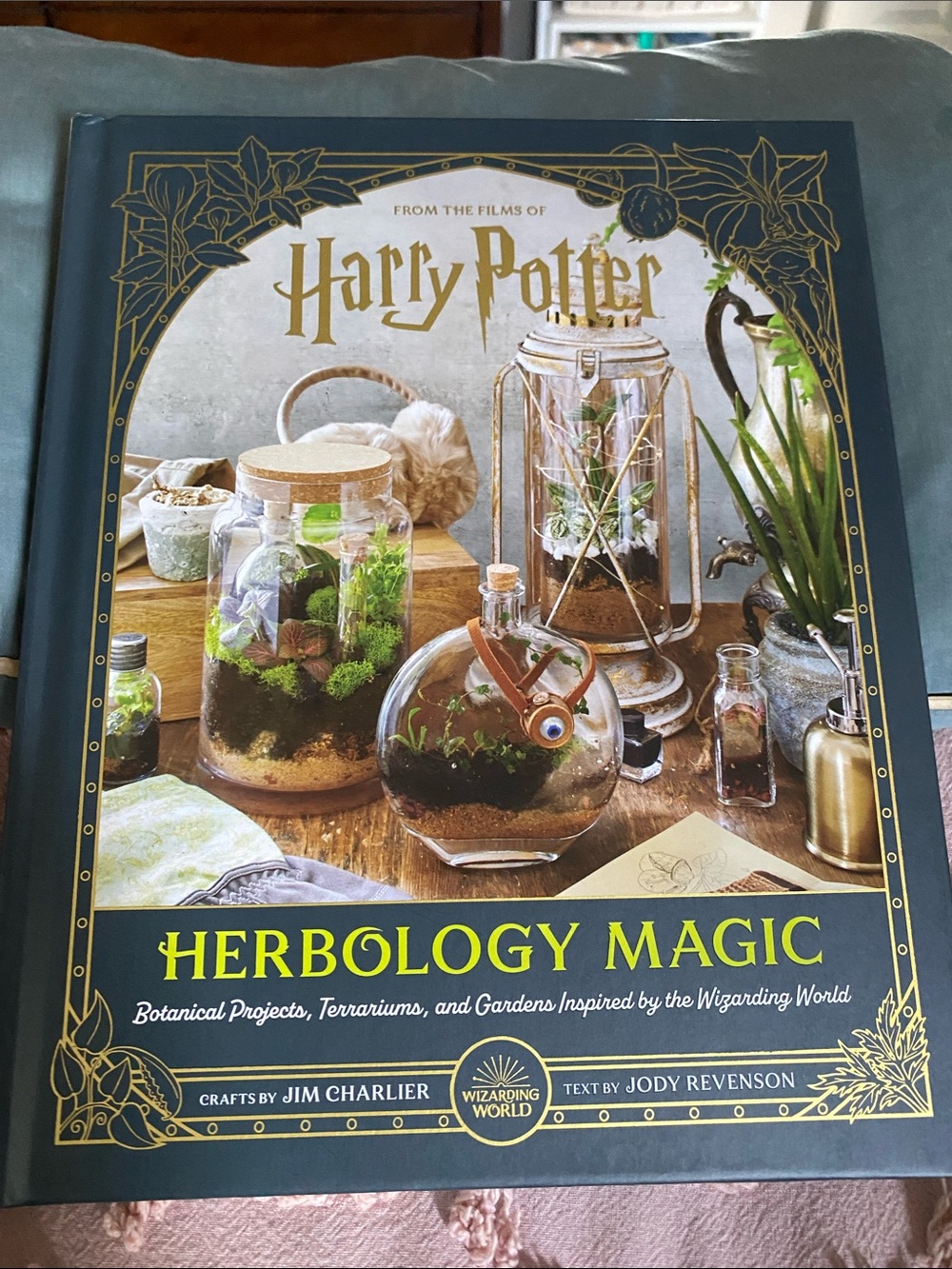 Harry Potter Herbology Magic Hardcover - Dark Green and Gold